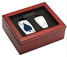 Zippo Blu Ace Lighter/Cigar Punch Gift Set