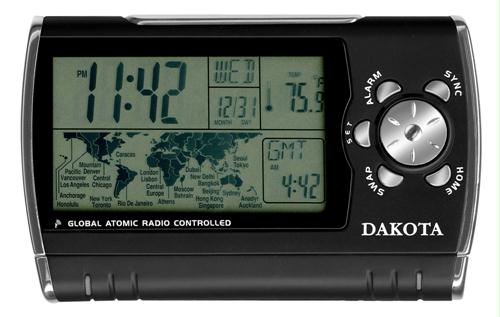 Dakota Global Atomic Travel Clock Radio Control