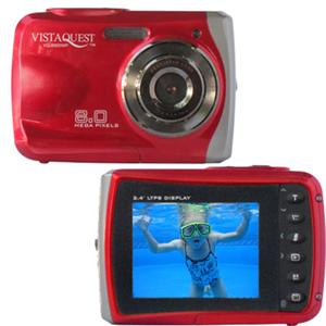 Vistaquest vq8900red 8 Mp Underwater Digital Camera  Red