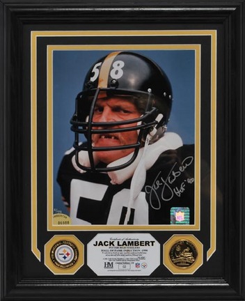 Highland Mint AUTO854K Jack Lambert Autographed Photo Mint