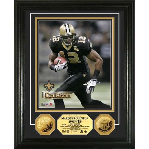 Highland Mint PHOTO2492K Marques Colston 24KT Gold Coin Photo Mint