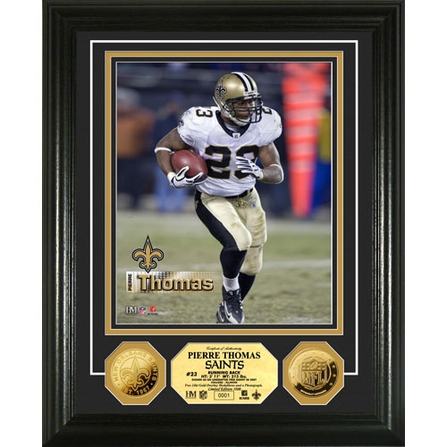 Highland Mint PHOTO2494K Pierre Thomas 24KT Gold Coin Photo Mint