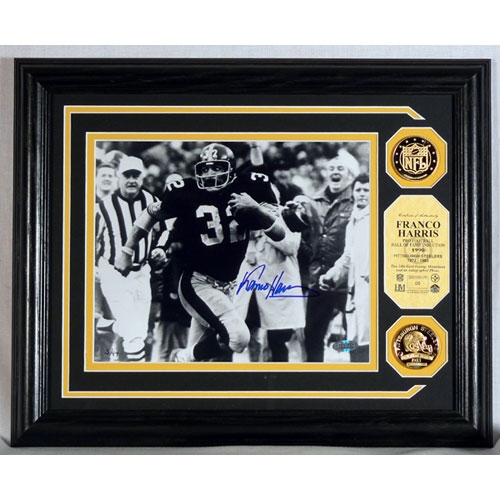 Highland Mint AUTO465K FRANCO HARRIS AUTOGRAPHED PHOTOMINT