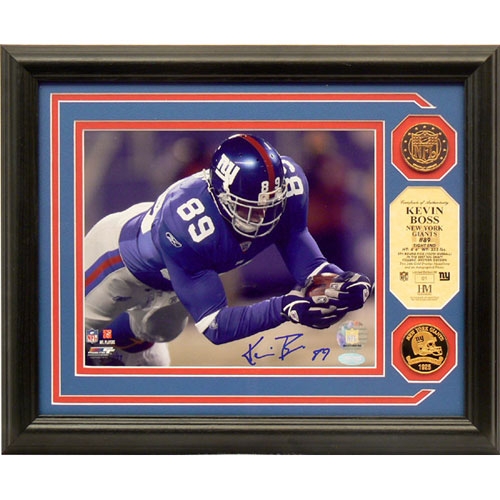 Highland Mint AUTO651K Kevin Boss Autographed Photomint with 2 24KT Gold Coins