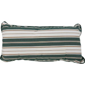 Hatteras Hammocks B-71BR Deluxe Green Stripe Hammock Pillow