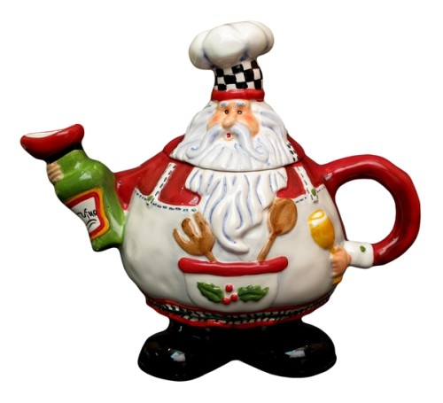 Santa Chef Teapot