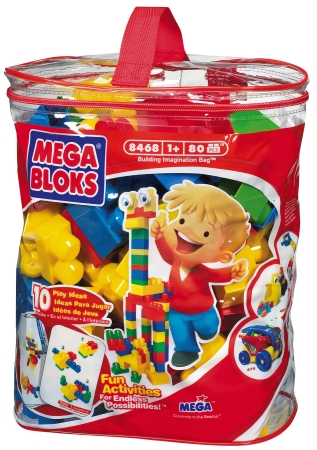 Mega Brands 130861 MegaBloks Bag of 80 Classic