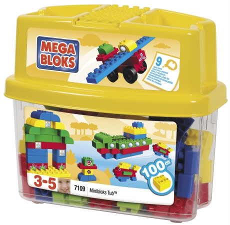 Mega Brands 130867 Minibloks Tub of 100 Classic
