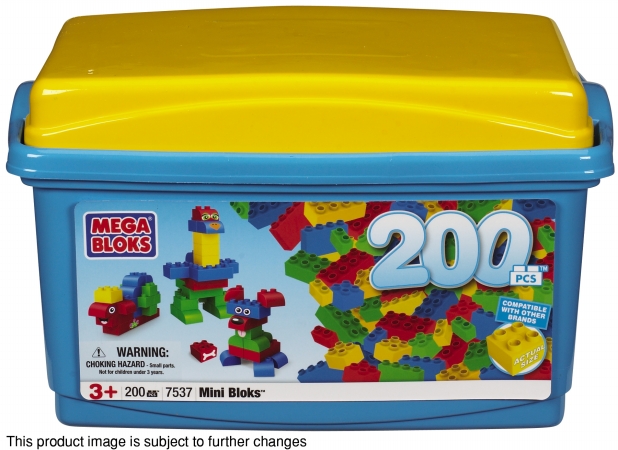 Mega Brands 130875 Mini Bloks Tub of 200