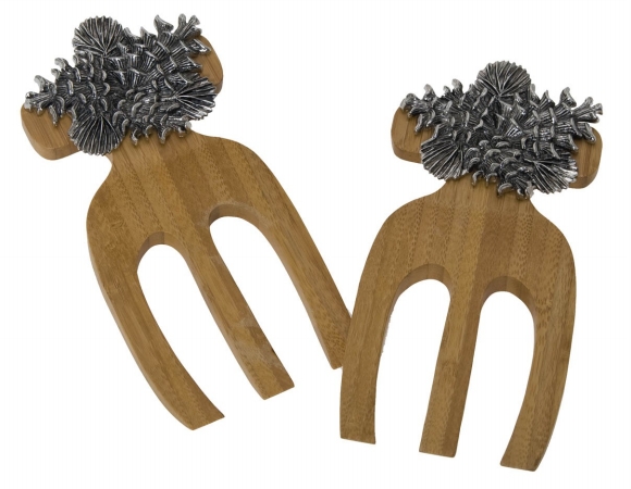 Thirstystone NB021 Bamboo Salad Hands - Pine Cone