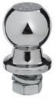 Acme Hitch ACME3536 Universal Chrome Shank Style Trailer Ball 1 7/8amp;#34 X 3/4amp;#34 Shank Diameter