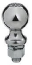 Acme Hitch ACME3537 Universal Chrome Shank Style Trailer Ball 2amp;#34 X 3/4amp;#34 Shank Diameter