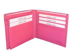 DIFRwear CLW0051HP RFID Blocking Flip Up Wallet  Hot Pink