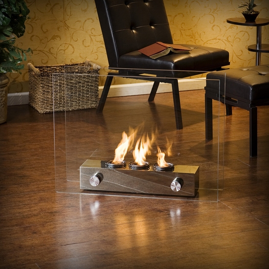 Southern Enterprises FA5867 Loft Portable Indoor Outdoor Fireplace