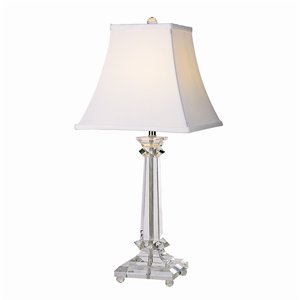 Trans Globe Lighting CTL-100 Lamps 1 Light Genuine Crystal Table Lamp