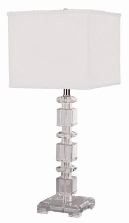 Trans Globe Lighting CTL-122 Lamps 1 Light Genuine Crystal Table Lamp
