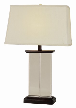 Trans Globe Lighting CTL-215 ROB Lamps 1 Light Genuine Crystal Table Lamp