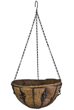 Woodstream HBANT14B 14 Inch Antoinette Hanging Basket