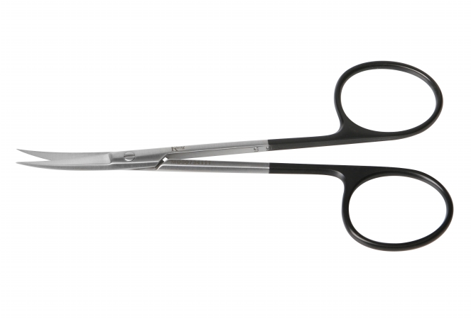Medline MDS0734111 Scissors and #44; Eye Scissors and #44; Supercut and #44; Curved and #44; SH-SH and #44; 4.5 Inch
