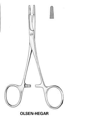Medline MDS2442019 Holders and #44; Olsen-Hegar and #44; W-Scissors and #44; 7.5 Inch and #44; 19CM