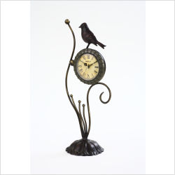Maples Clock FL28750 Metal Decor Tabletop Clock