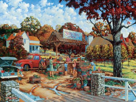 Masterpieces 61017 Stone Creek Farm Jigsaw Puzzle 750 Piece