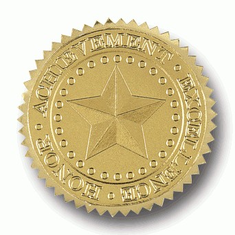 Masterpiece Studios 903378 Star Foil Seals  48