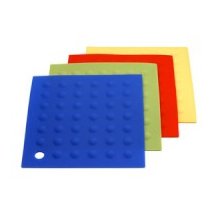 MIU France 99090 Silicone Potholders  Set Of 4 In Assorted Colors