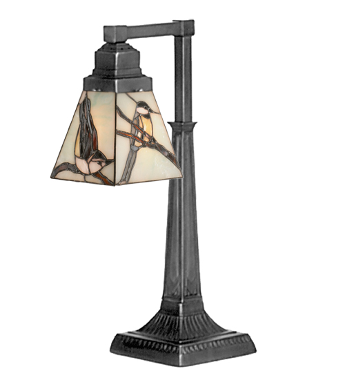 105539 19.5"h Early Morning Visitors Desk Lamp