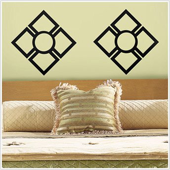RoomMates RMK1350GM Trellis Peel And Stick Wall Appliques