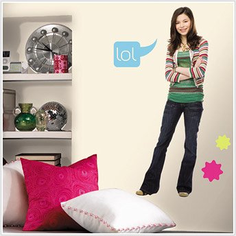 RoomMates RMK1363GM iCarly Peel And Stick Giant Wall Applique