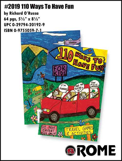 Rome Industries 2019 110 Ways To Have Fun  Travel Games  Activities