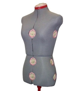 Singer 151G 16 - 19L Grey Dress Form