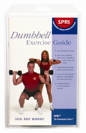 SPRI EG-DBR Dumbbell Exercise Guide Book