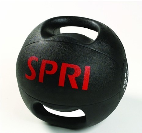 SPRI PBDG-20R 20 Pound Dual Grip Xerball