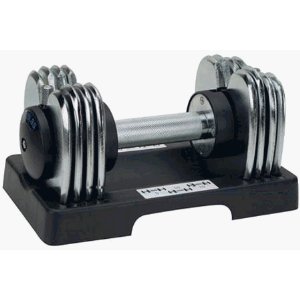 Sunny NO. 047 25Lb Adjustable Chrome Dumbbell Set