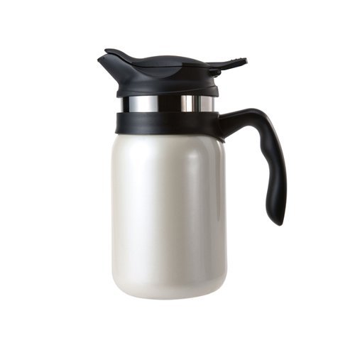 Timolino VPJ-60TEMIW 20 oz. Majestica Vacuum Coffee And Tea Maker - Ivory White