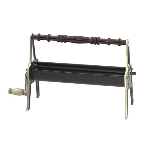 Import C4301 Newspaper Log Roller  Antique Brass