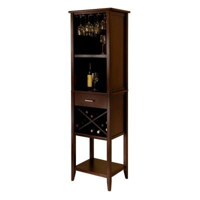 Winsome 94822 Palani Wine Tower Walnut