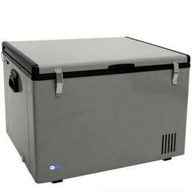 65 Quart Portable Fridge - Freezer - Platinum