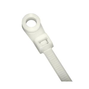 K Tool International KTI77070 Wire Tie 7 Inch Natural 100 Pack 50Lb Tensile with Mount Head