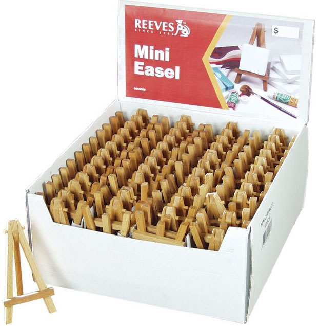 Alvin 8340927D Reeves Mini Easels Counter Display  100 Pieces