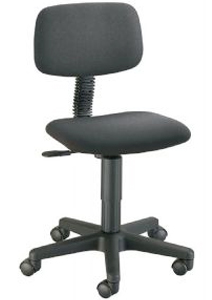 Varsity Gas Task Chair - Black
