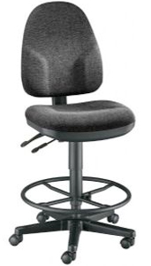 Ch555-40dh Monarch Drafting Chair - Black