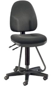 Dc555-40 Monarch Drafting Chair - Black