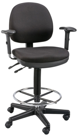 Dc577-40 Zenith Drafting Chair - Black