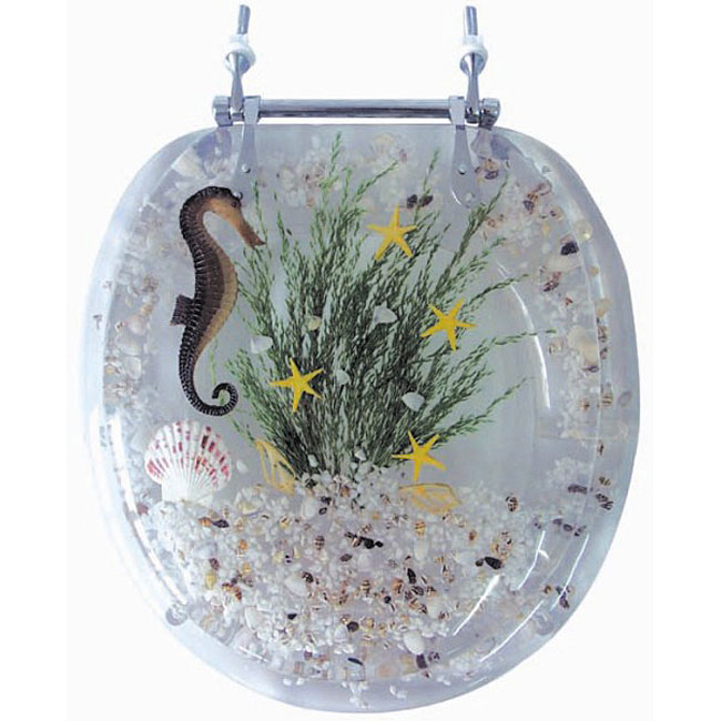 17a-03 Clear Sea Horse Poly Seat