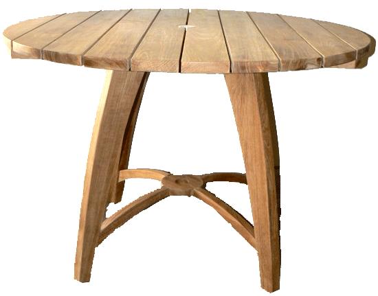 Anderson Teak TB120NF Florence 47 Inch RoundTable