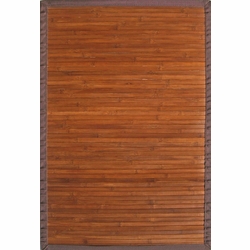 Amb0031-0023 2x3 Contemporary Chocolate Bamboo Area Rug