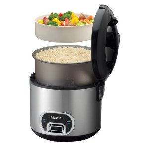 Aroma ARC940SB CoolTouch 10Cup Rice Cooker And Food Steamer Stainless Steel